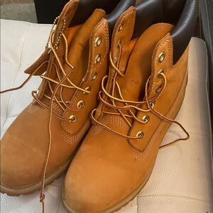 Timberland Women's Tan Lace Up Boots